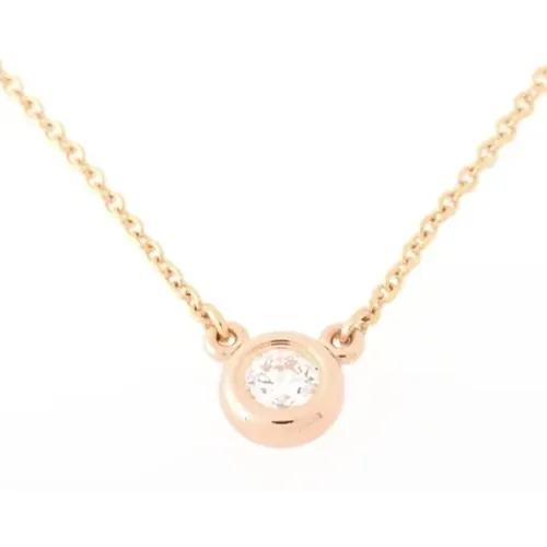 Pre-owned Jewellery, female, , Size: ONE SIZE Pre-owned Rose Gold necklaces - Tiffany & Co. Pre-owned - Modalova