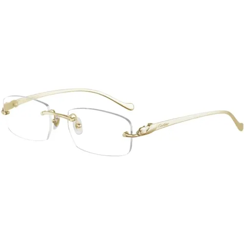 Classica Rectangular Frameless Eyewear , male, Sizes: 53 MM - Cartier - Modalova