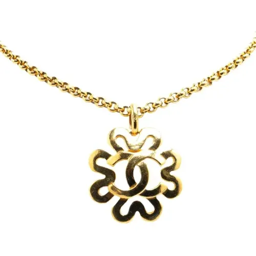 Pre-owned Jewellery, female, , Size: ONE SIZE Pre-owned Metal necklaces - Chanel Vintage - Modalova