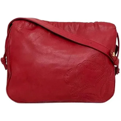 Pre-owned Cross Body Bags, female, , Size: ONE SIZE Pre-owned Leather shoulder-bags - Loewe Pre-owned - Modalova