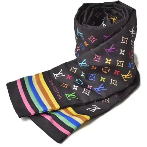 Pre-owned Scarves, female, , Size: ONE SIZE Pre-owned Canvas scarves - Louis Vuitton Vintage - Modalova