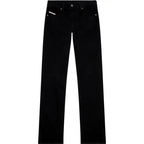 Klassische Schwarze Straight-Cut Jeans - Diesel - Modalova