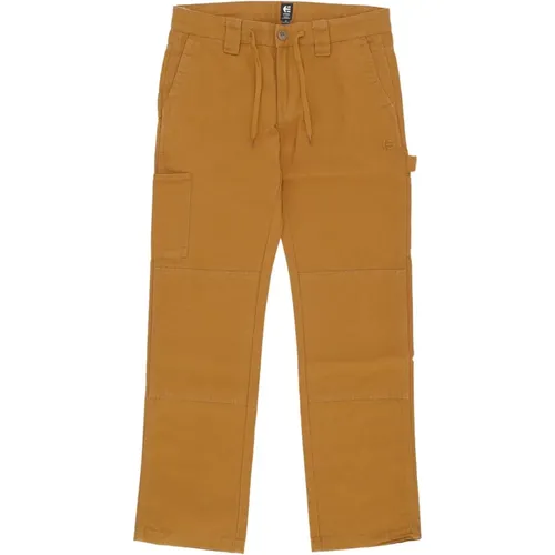 Straight Trousers, male, , Size: W28 Tobacco Mens Long Pants Lightweight Fabric - Etnies - Modalova