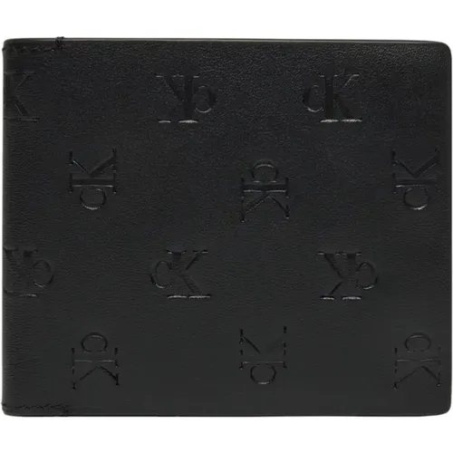 Wallets & Cardholders, male, , Size: ONE SIZE Men's Leather Wallet Spring/Summer Collection - Calvin Klein Jeans - Modalova