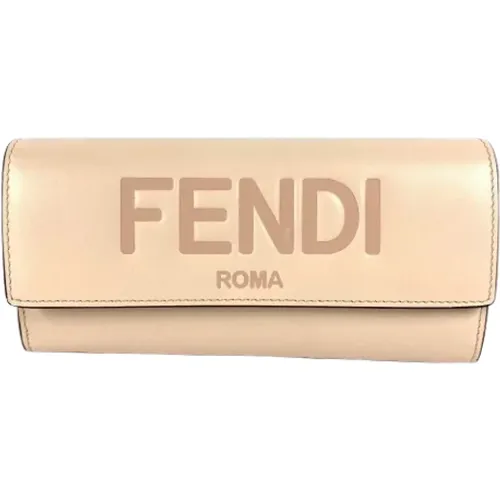 Pre-owned Wallets, female, , Size: ONE SIZE Pre-owned Leather wallets - Fendi Vintage - Modalova