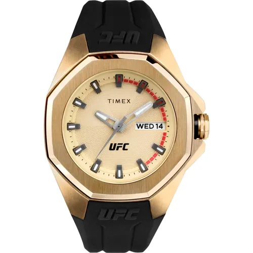 Watches, male, , Size: ONE SIZE UFC Pro Analog Quartz Watch - Timex - Modalova