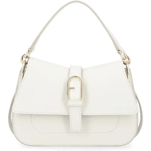 Flow Mini Leather Handbag , female, Sizes: ONE SIZE - Furla - Modalova