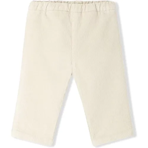 Weiße Dandy-Kordhose,Cord Babyhose Creme Weiß - Bonpoint - Modalova