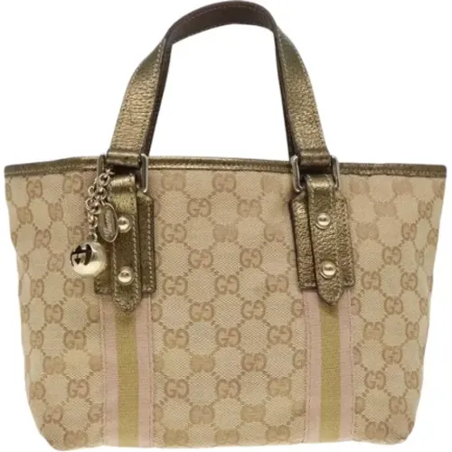 Pre-owned Tote Bags, female, , Size: ONE SIZE Pre-owned Canvas totes - Gucci Vintage - Modalova