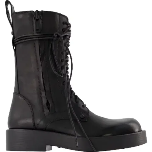 Leather boots , female, Sizes: 4 UK, 3 1/2 UK - Ann Demeulemeester - Modalova