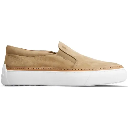 Flat Shoes for Women , male, Sizes: 8 1/2 UK, 10 UK - TOD'S - Modalova