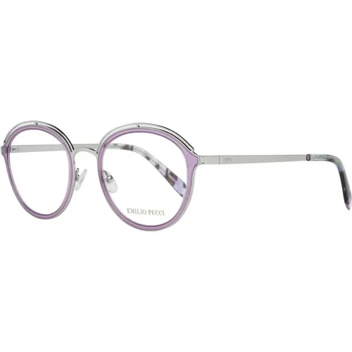 Glasses, female, , Size: ONE SIZE Stylish Round Optical Frames - EMILIO PUCCI - Modalova