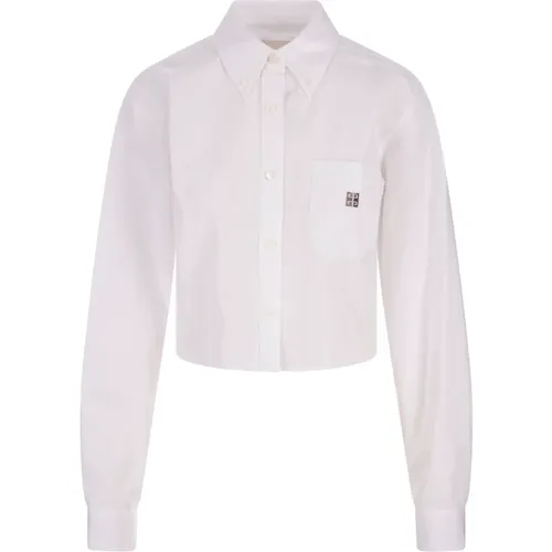 Short Sleeve Button-Down Shirt , female, Sizes: S, XS - Givenchy - Modalova