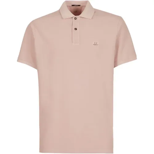 Verbessere deinen Look mit 24/1 Piquet Polo , Herren, Größe: M - C.P. Company - Modalova