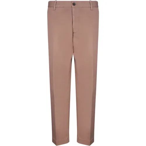 Chinos, male, , Size: L Wide Cut Trousers - Nine In The Morning - Modalova