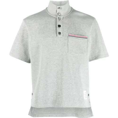 Polo Shirts, male, , Size: XL Polo shirt - Thom Browne - Modalova