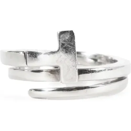 Pre-owned Jewellery, female, , Size: ONE SIZE Pre-owned Silver rings - Tiffany & Co. Pre-owned - Modalova