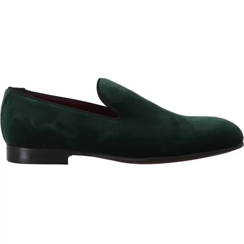 Leder Loafers Schuhe - Dolce & Gabbana - Modalova