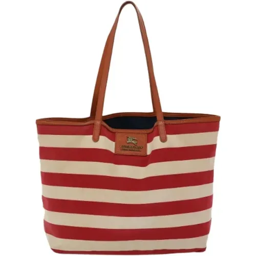 Pre-owned Tote Bags, female, , Size: ONE SIZE Pre-owned Canvas totes - Burberry Vintage - Modalova