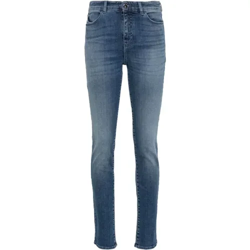 Clear Skinny Denim Jeans , female, Sizes: W29, W26, W25, W33, W30, W28 - Emporio Armani - Modalova