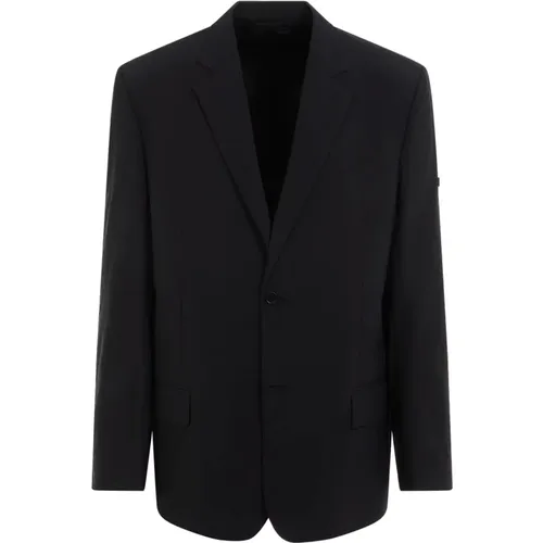 Blazers, male, , Size: S Washed SB Jacket - Balenciaga - Modalova