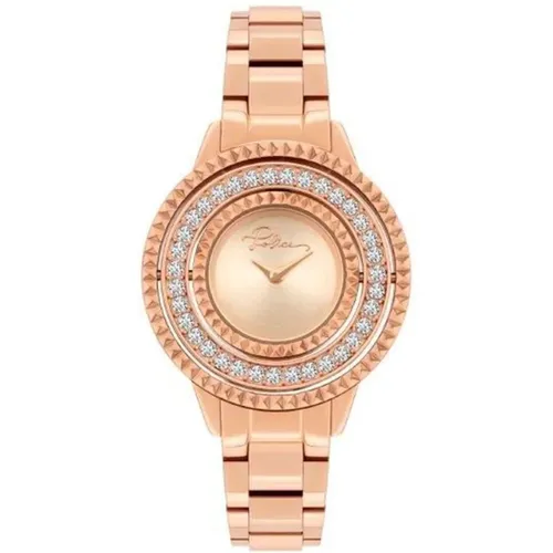 Rose Gold Womens Fashion Watch , female, Sizes: ONE SIZE - Police - Modalova