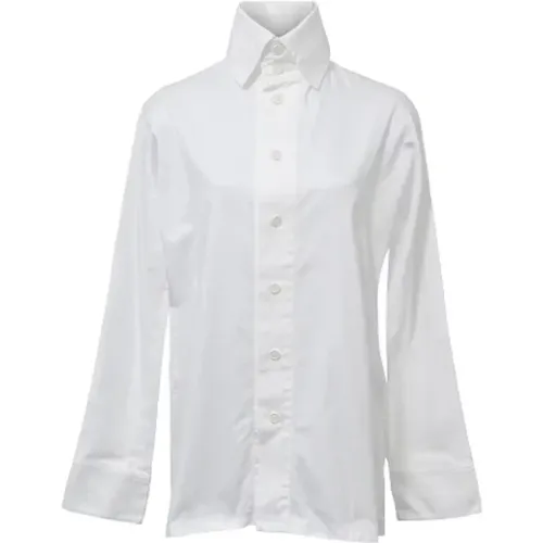 Pre-owned Shirts & Blouses, female, , Size: 2XS Pre-owned Cotton tops - Yohji Yamamoto Pre-owned - Modalova