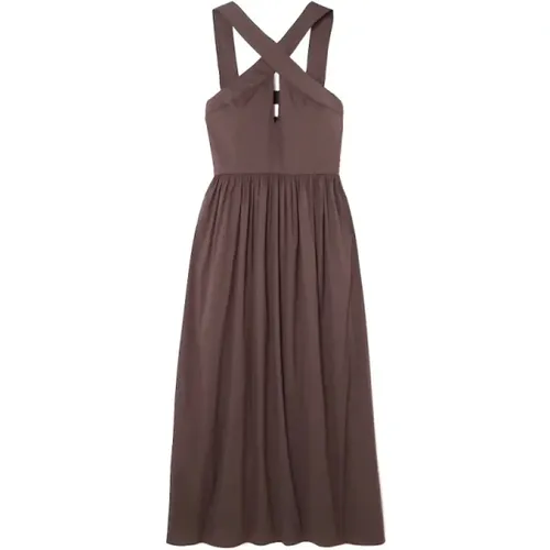 Long Dress with Crossed Straps , female, Sizes: 2XS, XS - Max Mara - Modalova