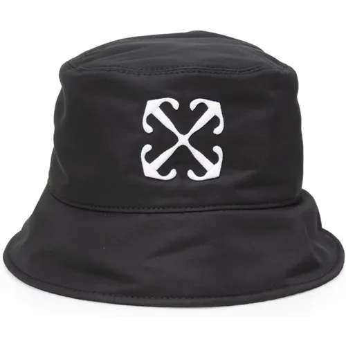 Schwarze Pinafore Metal Hüte , Damen, Größe: L - Off White - Modalova