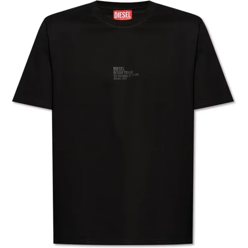 T-Must-Slits-N2 T-Shirt mit Logo , Herren, Größe: M - Diesel - Modalova