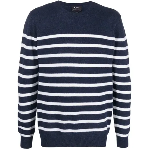 Striped Marine Sweater , male, Sizes: XL - A.p.c. - Modalova