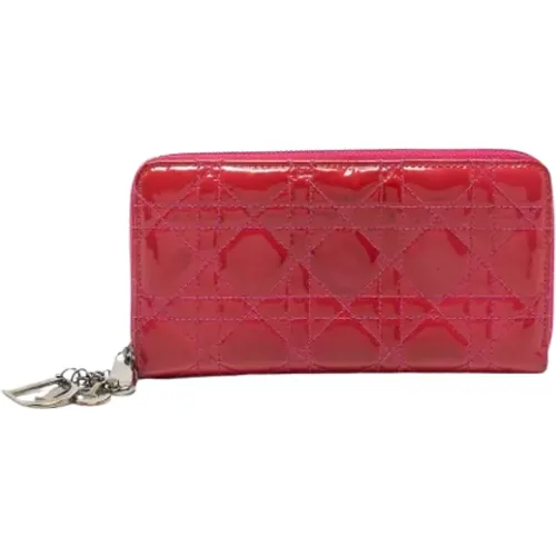 Pre-owned Wallets, female, , Size: ONE SIZE Pre-owned Leather wallets - Dior Vintage - Modalova