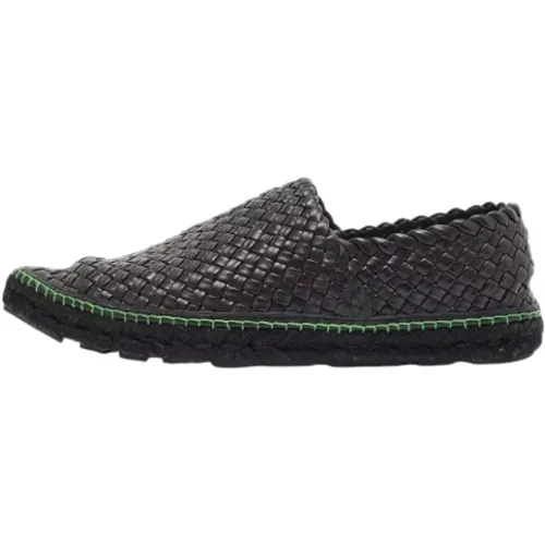 Pre-owned Flats, male, , Size: 10 US Pre-owned Leather flats - Bottega Veneta Vintage - Modalova