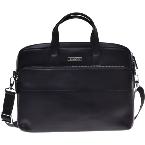 Professional bag in leather and nylon - Baldinini - Modalova