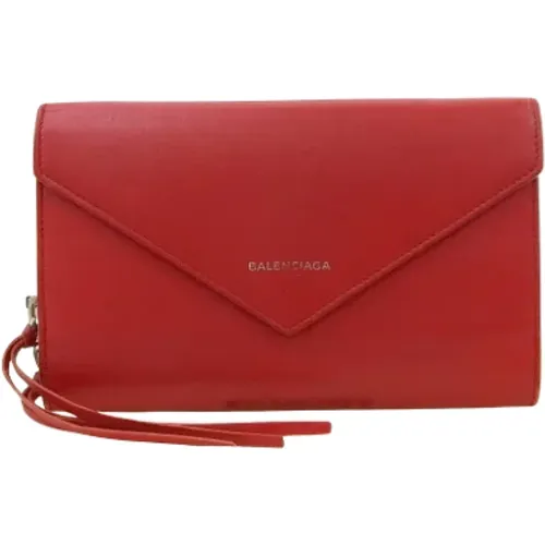 Pre-owned Wallets, female, , Size: ONE SIZE Pre-owned Leather wallets - Balenciaga Vintage - Modalova