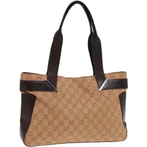 Pre-owned Tote Bags, female, , Size: ONE SIZE Pre-owned Canvas gucci-bags - Gucci Vintage - Modalova