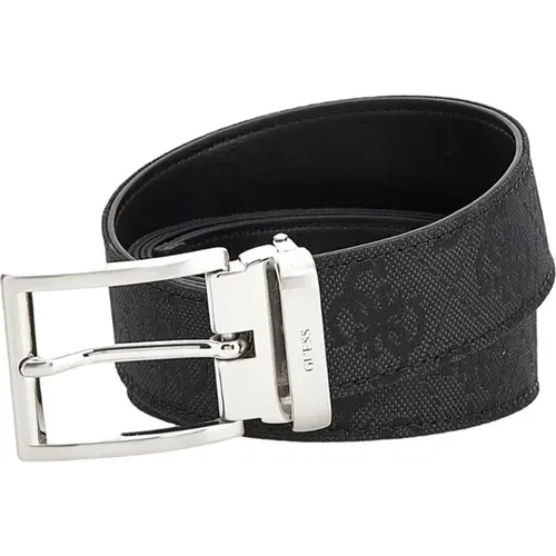 Belts, male, , Size: L Men's Synthetic Belt - Guess - Modalova