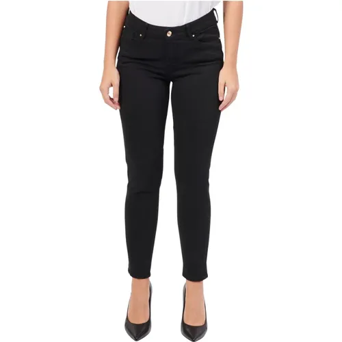 Schwarze Slim Jeans mit Perfekter Form , Damen, Größe: W34 - Fracomina - Modalova