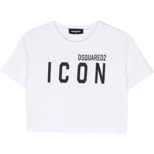 Cropped Icon T-shirt Dsquared2 - Dsquared2 - Modalova