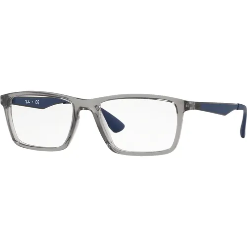 Men`s Transparent Grey Eyewear Frames , Herren, Größe: 53 MM - Ray-Ban - Modalova
