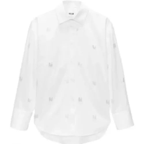 Shirts, female, , Size: XS Logo Long Sleeve Shirt - Msgm - Modalova