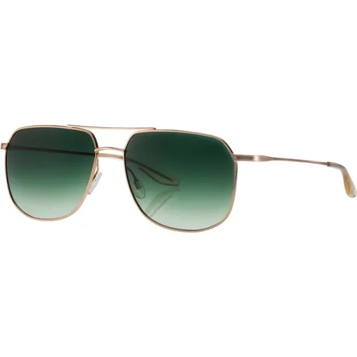 Javelin Sonnenbrille in Gold/Grün Shaded , unisex, Größe: 56 MM - Barton Perreira - Modalova