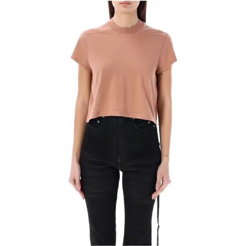 Cropped T-Shirt , Damen, Größe: M - Rick Owens - Modalova