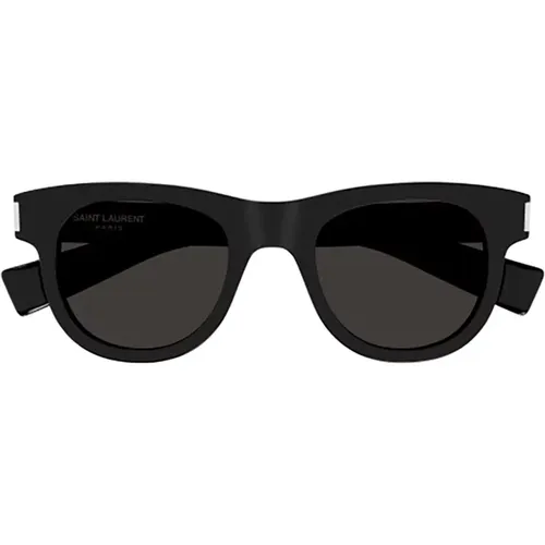 Schicke schwarze Sonnenbrille für Frauen - Saint Laurent - Modalova