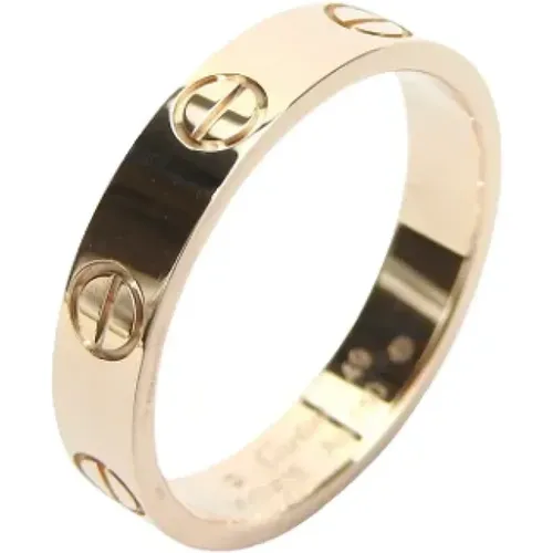 Pre-owned Jewellery, female, , Size: ONE SIZE Pre-owned Rose Gold rings - Cartier Vintage - Modalova