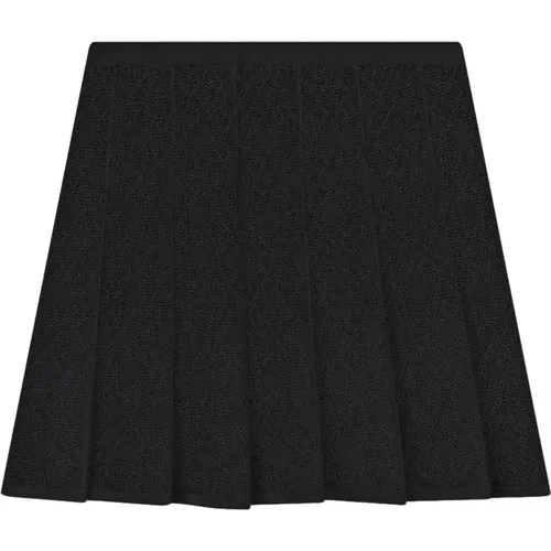 Short Skirts, female, , Size: M Pleated Skirt in Monogram 72 Jacquard - Givenchy - Modalova