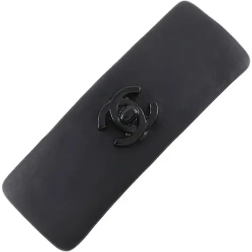 Pre-owned Accessories, female, , Size: ONE SIZE Pre-owned Leather hair-accessories - Chanel Vintage - Modalova