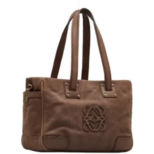 Pre-owned Tote Bags, female, , Size: ONE SIZE Pre-owned Leather shoulder-bags - Loewe Pre-owned - Modalova