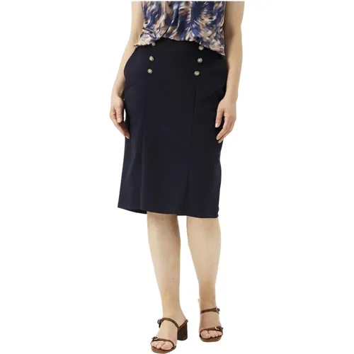 Classic Pont Skirt Navy , female, Sizes: S, 2XL, L, M, XL - IN Front - Modalova