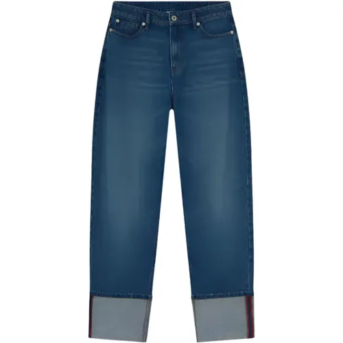 Medium Boyfriend Jeans , Damen, Größe: W26 - HALFBOY - Modalova